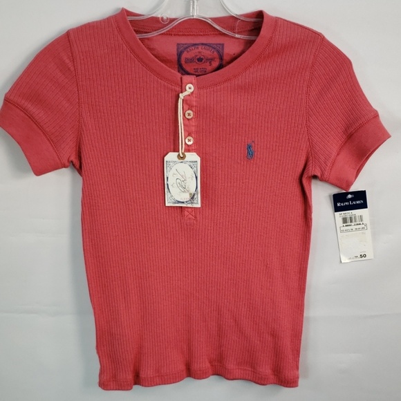 Polo Ralph Lauren Other - RALPH LAUREN POLO CROP NECK BUTTON DOWN T-SHIRT 5